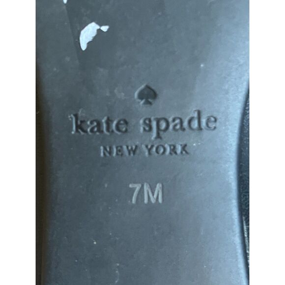 Kate Spade New York Black Horsebit Slip On Loafer Shoes Women's Size 7 - Picture 6 of 9